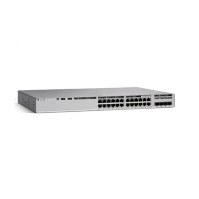 24 porte PoE 4x1G uplink Switch C9200L-24P-4G-E serie 9200 con LACP e stato di stoccaggio