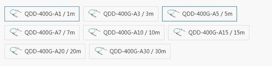 Cavo ottico attivo QDD-400G-A10 compatibile con Mellanox per la trasmissione rapida dei dati