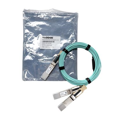 15m 200Gb/S 400Gb/S QSFP-DD IB HDR cavo ottico attivo AOC cavo per Mellanox