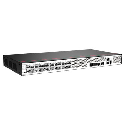 24 porte GE SFP Switch S5735-L24T4S-A1 con capacità di commutazione di 56Gbps/336Gbps e lunghezza