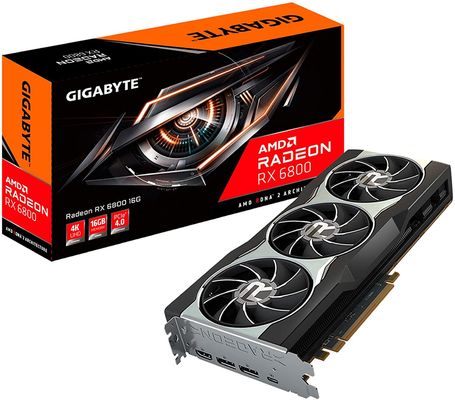 GDDR6 256 bit GPU Card RX 6800 XT 2NS Gaming Video Card