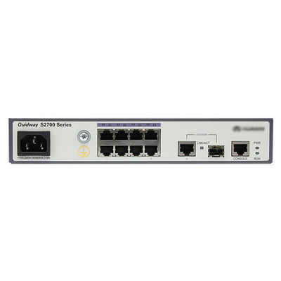 S2700-9TP-SI-AC 8 porte Ethernet 10/100 Switch di rete con capacità di commutazione di 32 Gbit/s