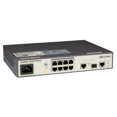 S2700-9TP-SI-AC 8 porte Ethernet 10/100 Switch di rete con capacità di commutazione di 32 Gbit/s