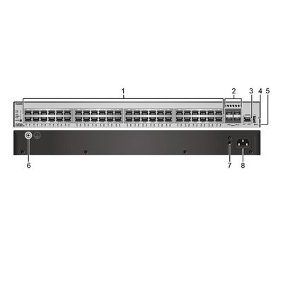 176Gbps/432Gbps POE Network Switch S5735-L48P4X-A1 con Routing IP